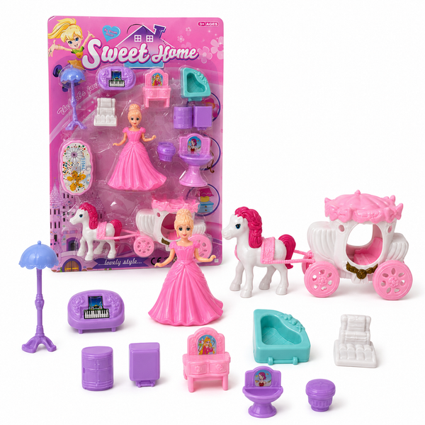 Sweet Princesa Kit 10 Peças | Casa do Cofrinho