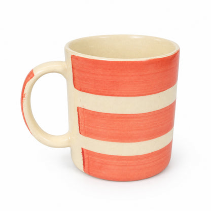 Caneca de Porcelana Listrada | Casa do Cofrinho
