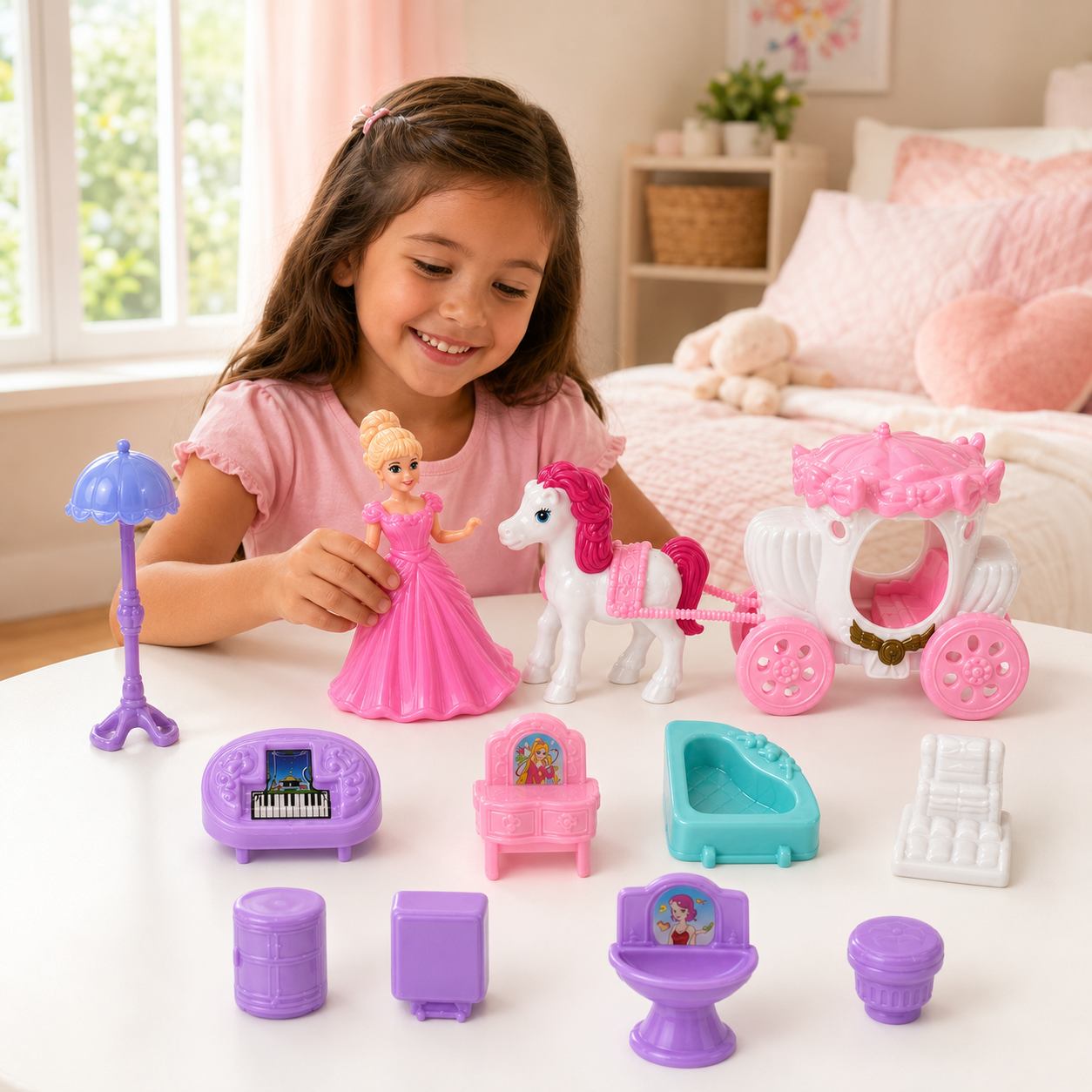 Sweet Princesa Kit 10 Peças | Casa do Cofrinho