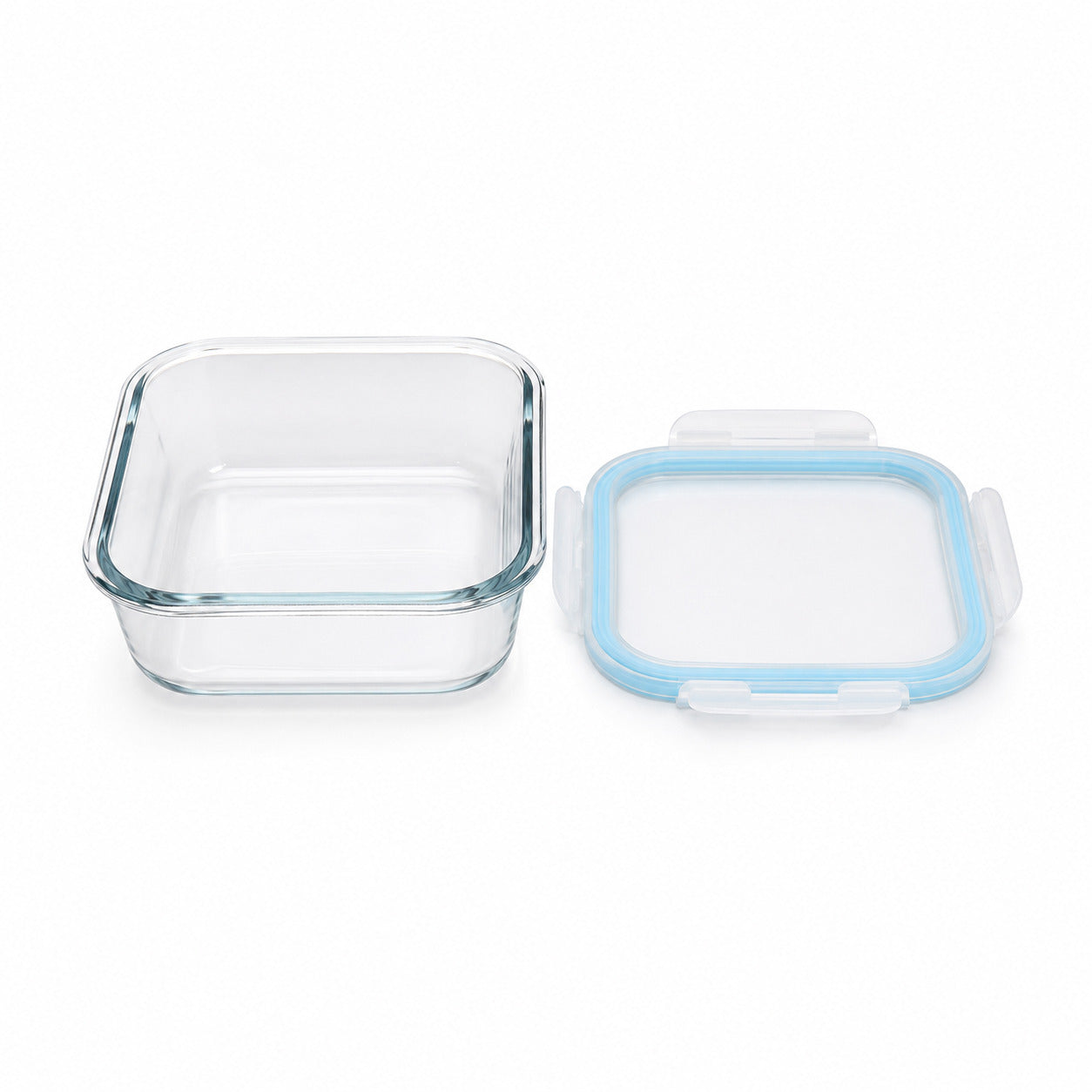 Pote de Vidro Hermético 370ml Retangular