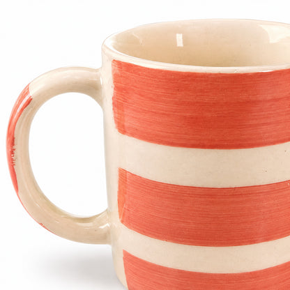 Caneca de Porcelana Listrada | Casa do Cofrinho