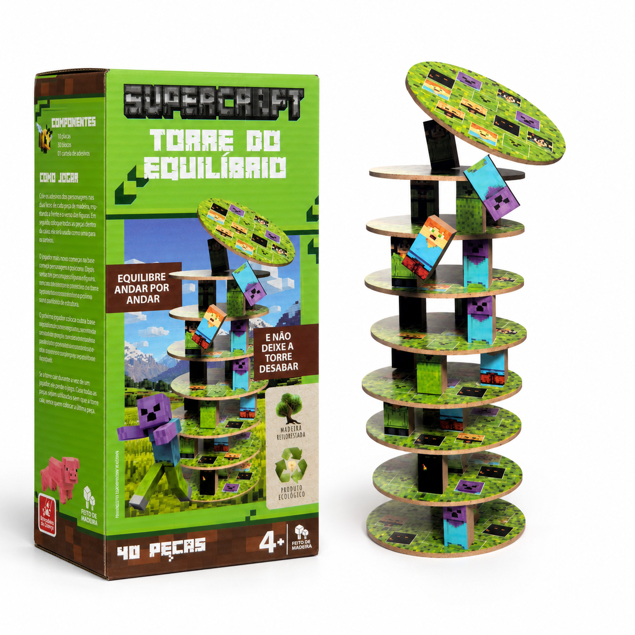 Super Craft Torre do Equilíbrio | Casa do Cofrinho
