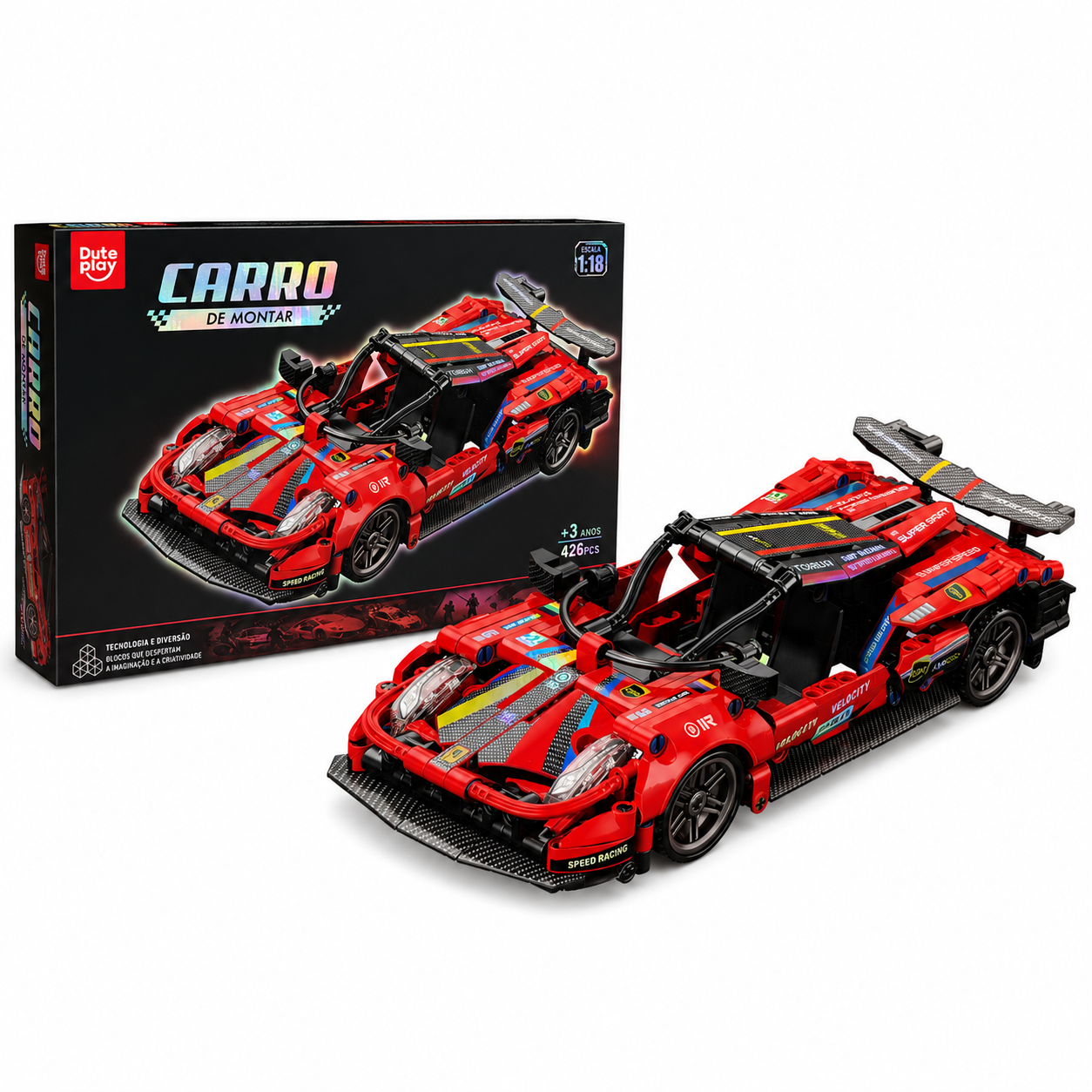 Carro de Montar 426 Peças 1:18 | Casa do Cofrinho