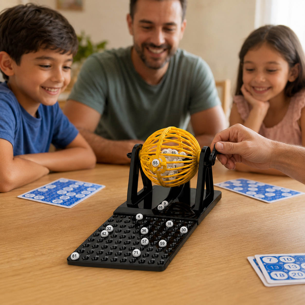 Roleta de Bingo 90 Números Família | Casa do Cofrinho