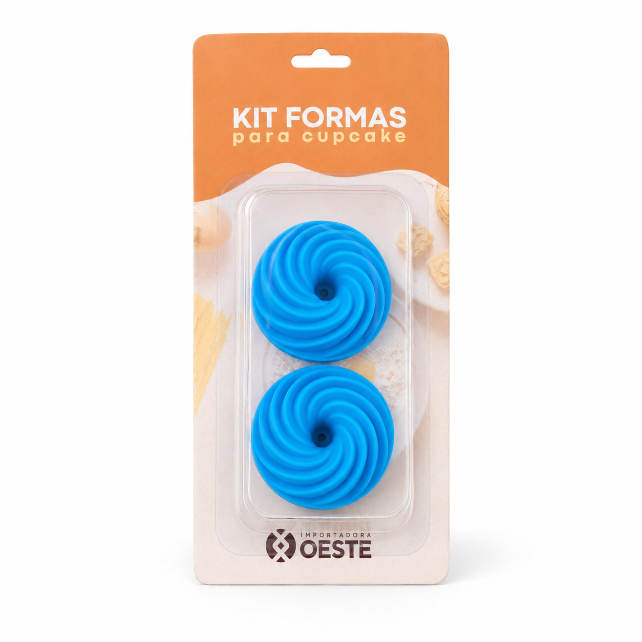 Kit Formas para Cupcake Silicone 2 Un | Casa do Cofrinho