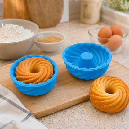 Kit Formas para Cupcake Silicone 2 Un | Casa do Cofrinho