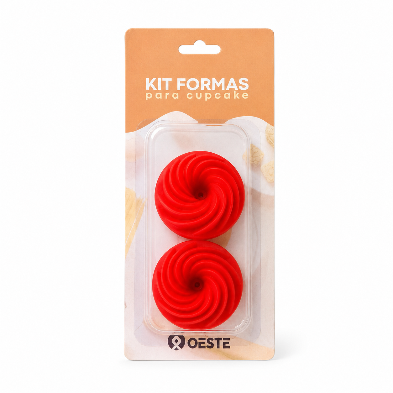 Kit Formas para Cupcake Silicone 2 Un | Casa do Cofrinho