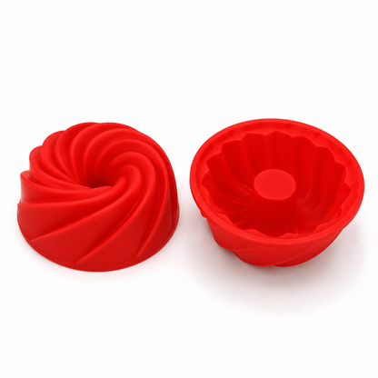 Kit Formas para Cupcake Silicone 2 Un | Casa do Cofrinho