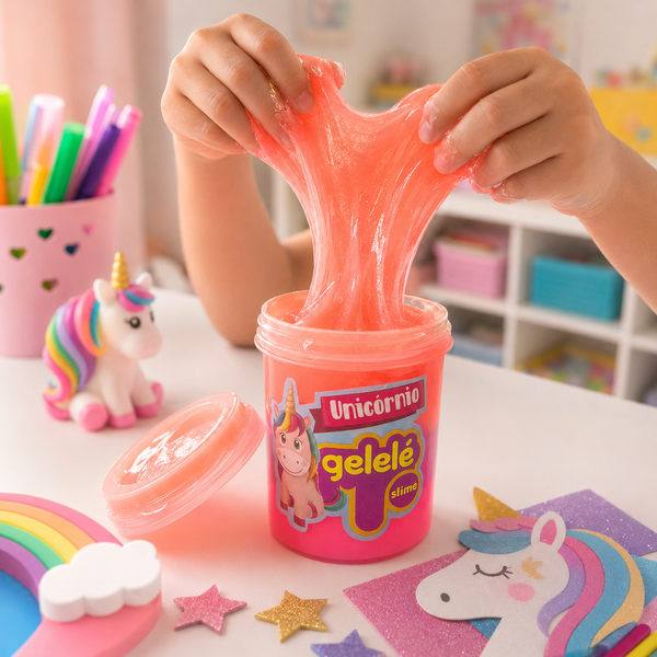 Slime Gelelé Colorida 152g | Casa do Cofrinho