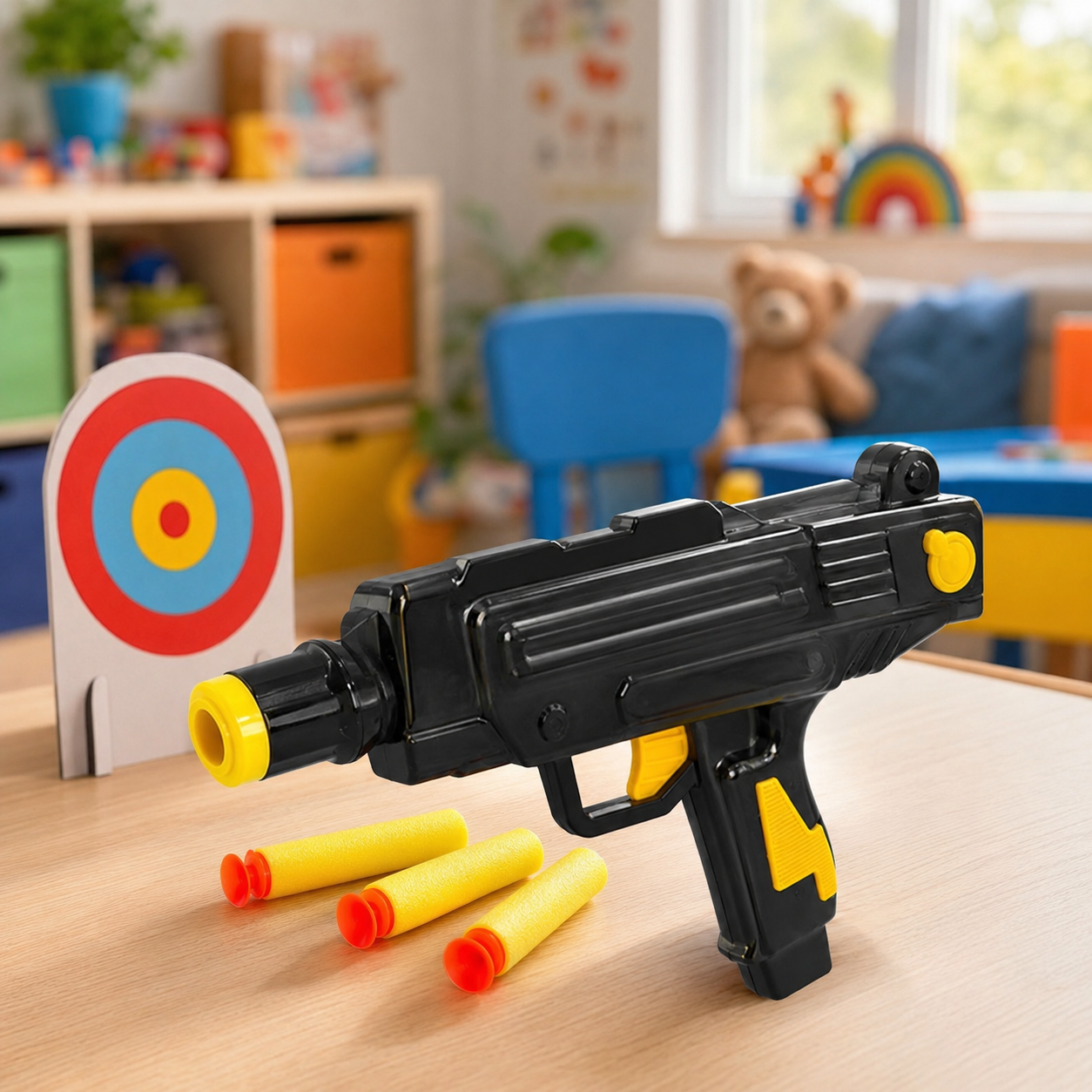Air Gun Blastergame com 3 Dardos | Casa do Cofrinho