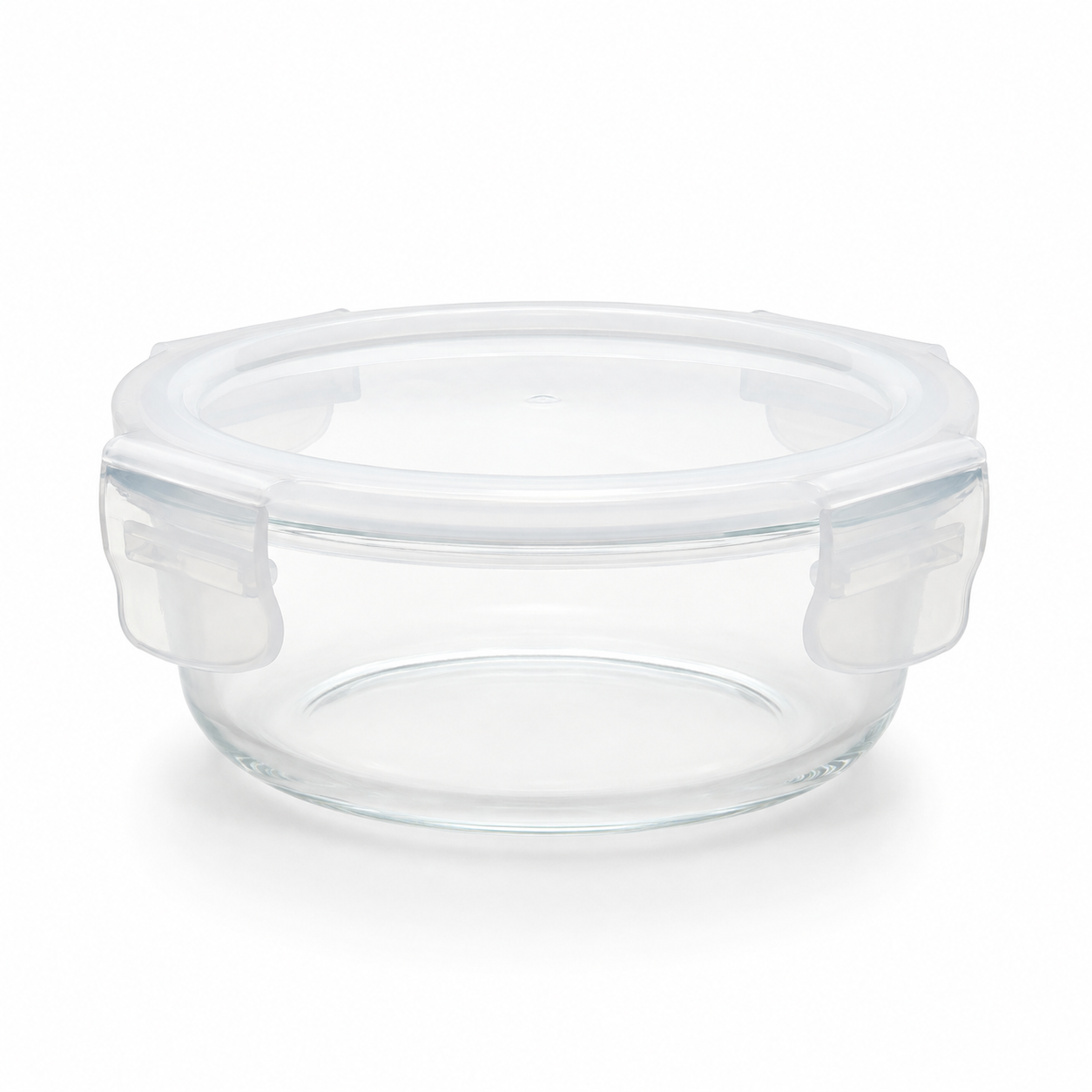 Pote de Vidro Hermético 390ml Redondo