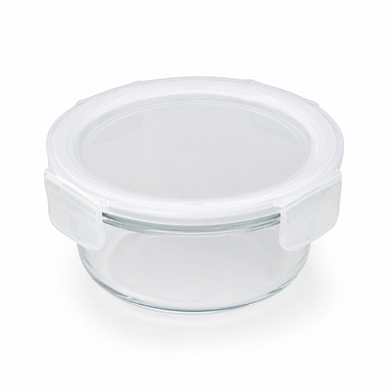 Pote de Vidro Hermético 390ml Redondo