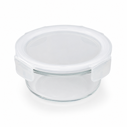 Pote de Vidro Hermético 390ml Redondo