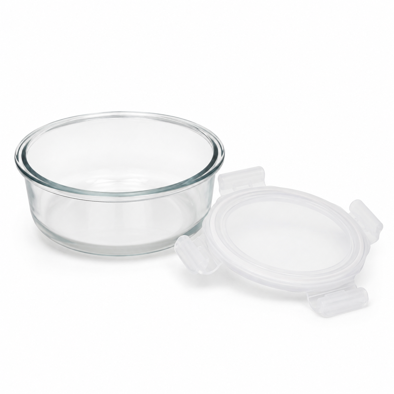 Pote de Vidro Hermético 390ml Redondo