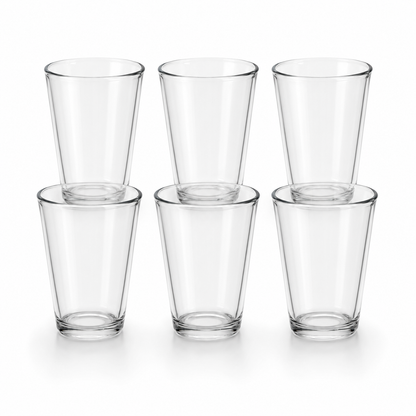 Jogo de Copos de Vidro 190ml 6 Unidades