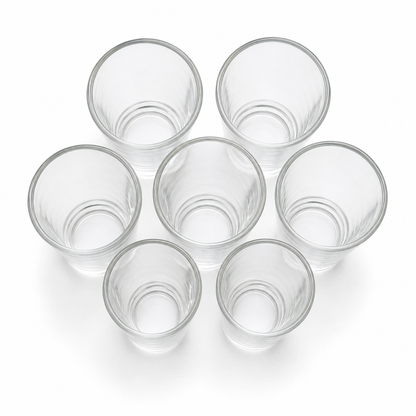 Jogo de Copos de Vidro 190ml 6 Unidades